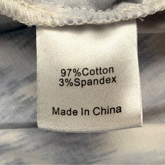 Tuckernuck Women's Long Sleeve Tate Mini Dress In “Blue Iris Breeze” Size Medium - Picture 7 of 11